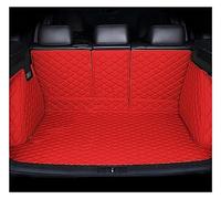 Alfombrilla Cuero Maletero Trasero Coche Alfombrilla Maletero De Coche para Hyundai para Accent para Solaris RB RC Alfombrillas Impermeables Accesorios Organizadora Tanque(R Red,Full Cover)