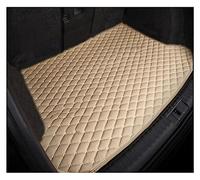 Alfombrilla Cuero Maletero Trasero Coche Alfombrilla para Maletero Trasero De Coche para Toyota para Vios XP90 Organizadora Tanque Cuero Acessorio para Carro Accesorios(Beige)