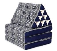 Alfombrilla de 3 pliegues con cojín triangular, colchón plegable para una cómoda visualización de la televisión, hecha de material ecológico