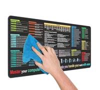 Alfombrilla de acceso rápido, ratón de corte corto de gran tamaño no resbaladizo PAD-SISTANTE ACCESORIOS De ordenador para programadores de trabajo en casa Clerks Salas de estudio