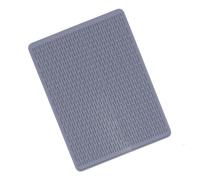 Alfombrilla de alimentación para mascotas de gran tamaño con borde elevado para contener desorden, ausencia de silicona tóxica, 92 x 52 cm, estación de alimentación para perros
