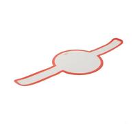 Alfombrilla de amasado sin silicona para hornear pan con mango largo para un mejor agarre (B)