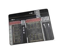 Alfombrilla de Aparcamiento a Escala 1/64, Alfombrilla Enrollable para Garaje de Coche en Miniatura, para Diorama, Juguete de Garaje, para Ratón, 60x45cm