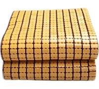 Alfombrilla de bambú para dormir de verano, almohadilla de colchón plegable refrescante para un sueño cómodo, transpirable y ligera, ideal para climas cálidos