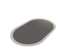 Alfombrilla de baño absorbente de diatomita, 50 x 80 cm, antideslizante, de secado rápido, suave, ideal para mascotas y cocinas, alfombrilla de suelo ultra absorbente, diseño elegante