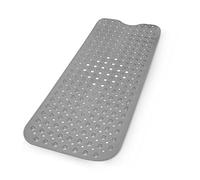 Alfombrilla de baño - Alfombrilla de baño Larga Antideslizante de Calidad con ventosas Fuertes - Diseño Seguro, Elegante y Duradero para bañera y Ducha - Lavable a máquina, sin BPA, sin látex y no