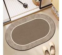 Alfombrilla de baño antideslizante y absorbente de 90 x 150 cm, microfibra súper absorbente, lavable a máquina, diseño de piedra, suave y antiscivolo