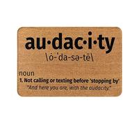 Alfombrilla De Baño ¡Audacia, Halloween, Vete! Alfombra Baño Antideslizante Personalizado Alfombra Limpia, para Jardín, Salon, Ducha, 40x60cm