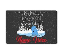 Alfombrilla De Baño Bye Buddy Hope You Find Your Dad Estera De Entrada Absorbente Doormats Antideslizante Alfombra Entrada para Cocina Dormitorio Entrada Casa 40X60 CM
