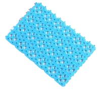 Alfombrilla de baño con Costura for Bricolaje, 4 Unidades, 20 x 30 cm, Forma corazón, for Ducha, vajilla Cocina, Alfombrilla Antideslizante for Suelo(Blue)