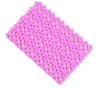 Alfombrilla de baño con Costura for Bricolaje, 4 Unidades, 20 x 30 cm, Forma corazón, for Ducha, vajilla Cocina, Alfombrilla Antideslizante for Suelo(Pink)
