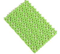 Alfombrilla de baño con Costura for Bricolaje, 4 Unidades, 20 x 30 cm, Forma corazón, for Ducha, vajilla Cocina, Alfombrilla Antideslizante for Suelo(Green)