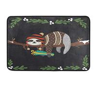 Alfombrilla De Baño Cute Baby Sleeping Estera De Entrada Impermeable Felpudo Absorbente Doormats por Puerta Cocina Interior 40X60 CM