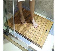 Alfombrilla De Baño De Bambú para Ducha, Antideslizante, De Madera, De Lujo, Personalizable, 30 X 90 Cm (12 X 36 Pulgadas)(65 X 80 Cm/26 X 32 Pulgadas)