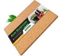 Alfombrilla de baño de corcho antideslizante | Alfombrilla de suelo para baño y bienestar | 45 x 30 cm | 100% corcho natural