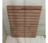 Alfombrilla de baño de Madera Personalizable, de Secado rápido, Antideslizante, Resistente, para Uso en Interiores y Exteriores, Ideal para Ducha, SPA, Sauna y Camping. 100 cm x 60 cm.