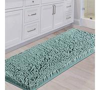 Alfombrilla de baño de microfibra extra suave, gruesa, antideslizante, de felpilla, lavable, 120 x 43 cm, ideal para uso doméstico y spa