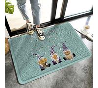 Alfombrilla De Baño GNOME Sweet Farm Home Sunflower Bee Estera De Entrada Absorbente Alfombra Entrada Impermeable Doormats por Cocina Dormitorio Puerta 40X60 CM