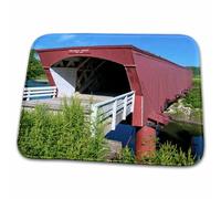 Alfombrilla De Baño Hogar De Los Puentes del Condado, Holliwell Bridge Bill Bachmann Bridges Felpudo Exterior Microfibra Lavable A Máquina Tapete Mascotas, para Bañera, Salon, Terraza, 40x60cm