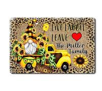 Alfombrilla De Baño Live Laugh Leave Alfombra Entrada Atrapar Suciedad Estera De Entrada Lavable Doormats para Pasillo Entrada Casa Cocina 40X60 CM