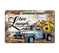 Alfombrilla De Baño Live Laugh Leave Doormats Impermeable Felpudo Lavable Estera De Entrada para Puerta Exterior Dormitorio Pasillo 40X60 CM
