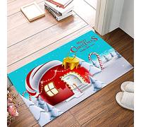 Alfombrilla De Baño Merry Christmas Amazing Fairy House Doormats Antideslizante Alfombra Entrada Impermeable Felpudo para Pasillo Puerta Exterior Dormitorio 40X60 CM
