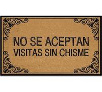 Alfombrilla De Baño No Se Aceptan Visitas Sin Chisme Monograma Divertido Alfombra para Ducha Absorbente Microfibra Alfombra Interior, para Ducha, Bañera, Terraza, 40x60cm