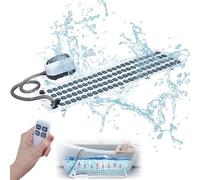 Alfombrilla De Baño Para Masajes De Surf En Casa: Ajuste De 9 Velocidades, Alfombrilla De Baño Antideslizante Con Almohada Inflable Y Control Remoto