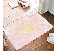 Alfombrilla De Baño Pink Dahlia Flower Alfombra Entrada Impermeable Estera De Entrada Lavable Doormats por Cocina 40X60 CM