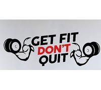 Alfombrilla De Baño ¡Ponte En Forma, No Te Rindas! Gimnasio En Casa Alfombra Baño Lavable A Máquina Modernas Alfombra Interior, para Puerta, Dormitorio, Salon, 40x60cm