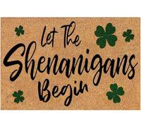 Alfombrilla De Baño ¡Que Comience La Fiesta del Día De San Patricio! Felpudo Exterior Modernas Personalizado Alfombra Interior, para Interior O Exterior, Bañera, Ducha, 40x60cm