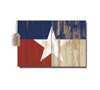 Alfombrilla De Baño Rustic Vintage Texas Star Barn Wooden Estera De Entrada Impermeable Alfombra Entrada Lavable Felpudo Exterior por Puerta Exterior Pasillo Entrada Casa 40X60 CM
