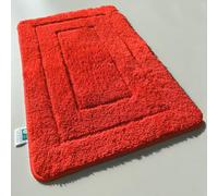 Alfombrilla de baño Shine - extra suave y de secado rápido - Alfombra de baño con parte trasera antideslizante - Alfombrilla de baño (60 x 100 cm, color rosa)