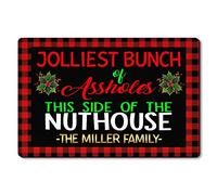 Alfombrilla De Baño The Jolliest Bunch of Assholes Felpudo Atrapar Suciedad Alfombra Entrada Absorbente Doormats para Pasillo Puerta Exterior Dormitorio 40X60 CM