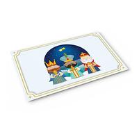 Alfombrilla De Baño Three Kings Day Doormats Antideslizante Felpudo Absorbente Estera De Entrada para Cocina Pasillo Entrada Casa 40X60 CM