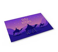 Alfombrilla De Baño Three Kings Day Felpudo Impermeable Estera De Entrada Lavable Alfombra Entrada para Cocina Dormitorio Puerta Exterior 40X60 CM