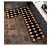 Alfombrilla de barro simple de alta calidad para el hogar, cocina, en forma de L, antideslizante, de secado rápido, para baño, antideslizante, para puerta (marrón claro, 100 x 150 x 40 cm)