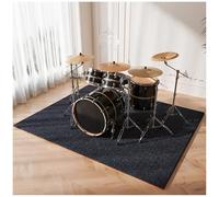 Alfombrilla de batería insonorizada, alfombrilla de piano antideslizante que absorbe los golpes para instrumentos musicales