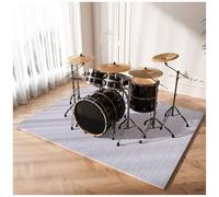 Alfombrilla de batería insonorizada, alfombrilla de piano antideslizante que absorbe los golpes para instrumentos musicales