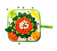 Alfombrilla de búsqueda de comida para conejos, interactivo para el empleo y enriquecimiento, alfombrilla de alimentación, para el entrenamiento y el tiempo de juego de animales pequeños, se