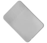 Alfombrilla de café de silicona para encimera de cocina, posavasos para platos - con bordes elevados posavasos para 60 cm x 40 cm, encimera de cocina, bar, máquina de hielo, , freidora