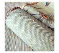 Alfombrilla de cama de bambú refrescante, colchón transpirable para el hogar, ropa de cama suave y cómoda (120 x 195 cm), ideal para dormir en climas cálidos