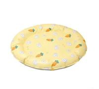 Alfombrilla de cama de gel refrescante para mascotas para gatos y perros, PVC grueso suave para superficie con soporte acolchado, almohadilla redonda de verano para uso en interiores, 45 cm o 55 cm