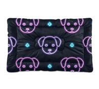 Alfombrilla de cama lavable para mascotas, suave, antideslizante, para perros grandes, jumbo, medianos y pequeños, 36 x 24 pulgadas