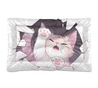 Alfombrilla de cama para perros y gatos, antideslizante, suave, cómoda, para perros grandes, jumbo, medianos y pequeños, 24 x 18 pulgadas