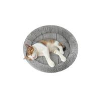 Alfombrilla de Cama pequeña para Gatos, Redonda de 13.7 Pulgadas, autocalentable con Almohada Alrededor, cojín de sueño Suave para Perros y Gatitos