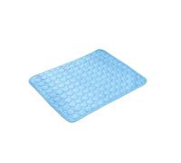 Alfombrilla de cama refrescante para mascotas para perros y gatos, colchón no tóxico para dormir rápido (azul, 100 x 70 cm)