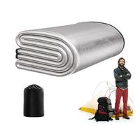 Alfombrilla de camping - Alfombrilla de camping de papel de aluminio | Alfombrilla de dormir de espuma térmica impermeable aislante para acampar | Almohadilla de rollo de dormir de papel de aluminio