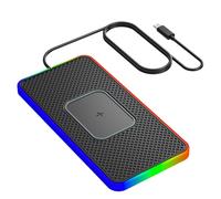 Alfombrilla de carga inalámbrica para coche, almohadilla de carga rápida inalámbrica | Cargador de coche QI, almohadilla de carga rápida soporta carga inalámbrica para auto