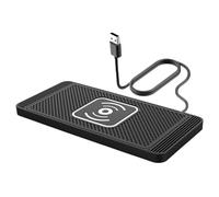 Alfombrilla De Carga Inalámbrica Para Coche, Cargador De Teléfono Inalámbrico Para Coche, Alfombrilla De Carga Con Detección Automática Con Cable De 39 Pulgadas Para Salpicadero, Camión De Viaje